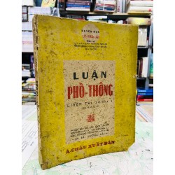 Luận phổ thông - Lê Thái Ất ( luyện thi tú tài I ban abcd )