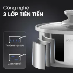 Quánh inox Kalite KSP1601 3 lớp cao cấp 593746