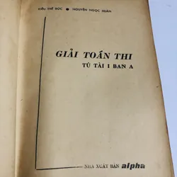 📖 GIẢI TOÁN THI TÚ TÀI I BAN A 📖 571040