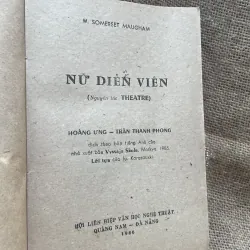 Nữ diễn viên- tiểu thuyết W. SOMERSET MAUGHAM 995523