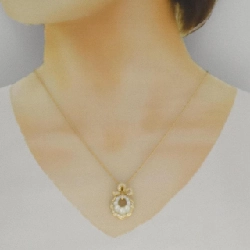 K18YG Mẹo trai Necklace - Hàng hiệu Chính hãng 856489