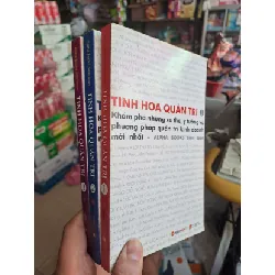 [Sách Cũ SCGR] Tinh hoa quản trị (3 tập) - Alpha books (biên soạn) QUẢN TRỊ HCM0910