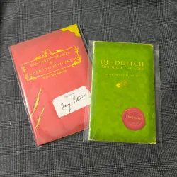 Fantastic Beasts and Where to find them + Quidditch Through The Ages - Harry Potter 