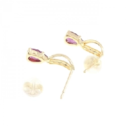 K18YG Garnet Bông tai - Hàng hiệu Chính hãng 868505