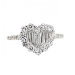 Nhẫn kim cương hình trái tim K18WG 1.00CT 669237