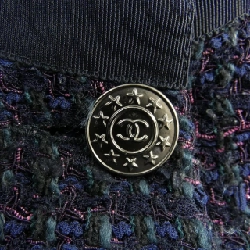 Áo khoác không cổ CHANEL P45580V33531 13P 630294