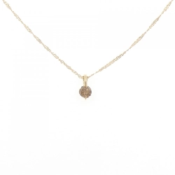 K18YG Solitaire Dây chuyền kim cương 0.2CT - Hàng hiệu Chính hãng