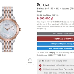 Đồng hồ bulova full box+ tem. Mình mua về nhưng chưa đeo do chưa cắt dây.