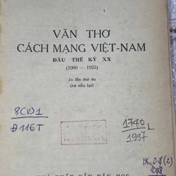 Đặng Thai Mai - Văn thơ Cách mạng Việt Nam đầu thế kỷ 20 (1900-1925) 1974 539908