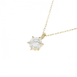 K18YG Solitaire Dây chuyền kim cương - Hàng hiệu Authentic 856773