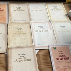 Combo 10 cuốn Di Chúc của Chủ Tịch Hồ Chí Minh 1989-2013