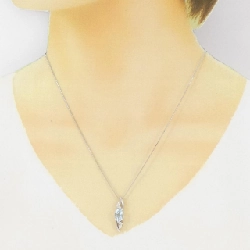 K18WG Aquamarine Necklace 1.09CT - Hàng hiệu Authentic 859844