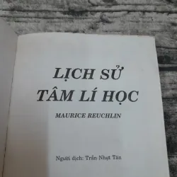 Lịch sử Tâm Lý Học- Tg Giáo sư Maurice Reuchlin- ĐH Rénes Descartes (Paris4) 777312