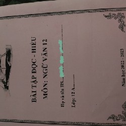 Ôn tập đọc hiểu các tác phẩm văn 12,NLXH và tìm hiểu pcst của các nhà văn nhà thơ