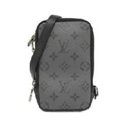 Túi đeo chéo Louis Vuitton Monogram Eclipse Reverse Double Phone Pouch M69534