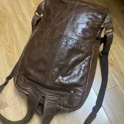 Balo nam 27x42x14 da thật 2hand 1013069