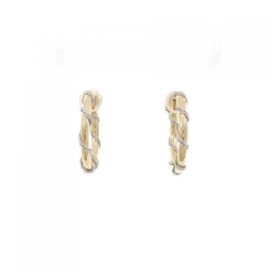 K18YG/PT900 Bông tai - Hàng hiệu Authentic 873000