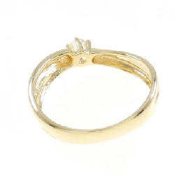 Nhẫn kim cương K18YG 0.20CT 671100