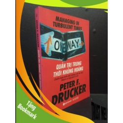 (TẶNG BOOKMARK) Quản trị trong thời khủng hoảng 90% có mộc 2020 RBK2105 Peter F. Drucker SÁCH QUẢN TRỊ