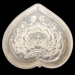 Khuôn rau câu sinh nhật, cưới hỏi hoa sen – Khuôn hình tim loại 20 cm - Mã số 1229 338673