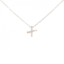 Dây chuyền kim cương K18PG 0.05CT - Hàng hiệu Chính hãng