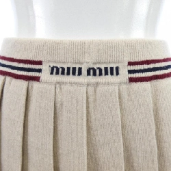 MIU MIU MIU MIU Logo MMG485 SOOO 14AY Váy 648219