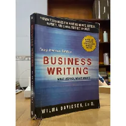 Business Writing - Wilma Davidson 562532