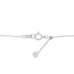 K18WG Đá Amethyst Dây Chuyền 3.72CT - Hàng hiệu Chính hãng 863173