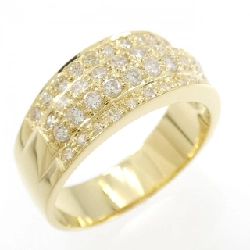 Nhẫn kim cương K18YG 0.73CT