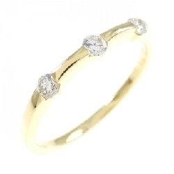 Nhẫn kim cương K18YG 0.15CT