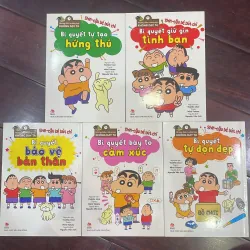 Shin cậu bé bút chì - những điều trường học không dạy ta - bộ 5 quyển - kĩ năng sống 