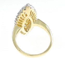 Nhẫn kim cương K18YG/PT900 0.46CT - Hàng hiệu Authentic 671078