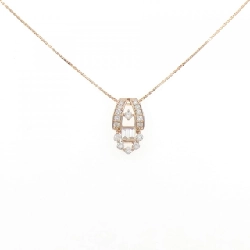 K18PG Dây chuyền kim cương 0.48CT - Hàng hiệu Chính hãng