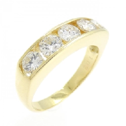 Nhẫn kim cương K18YG 1.02CT