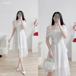 Váy dự tiệc trễ vai Charme Store