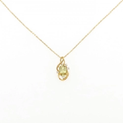 K24YG Chrysoberyl Necklace 0.84CT - Hàng hiệu Authentic