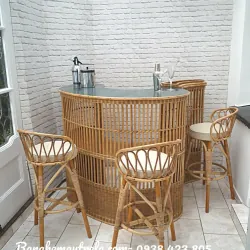 Ghế quầy bar mây tre 573594