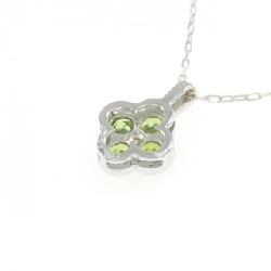 K18WG Hoa Demantoid Garnet Dây Chuyền 0.41CT - Hàng hiệu Chính hãng 861003