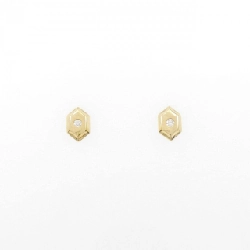 K18YG Bông tai kim cương 0.02CT - Hàng hiệu Chính hãng