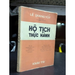 HỘ TỊCH THỰC HÀNH - LÊ QUANG TỐT 182960