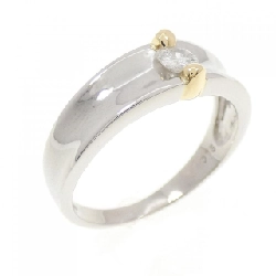 Nhẫn kim cương PT900/K18YG 0.15CT