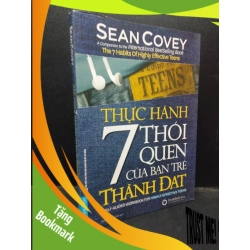(TẶNG BOOKMARK) Thực hành 7 thói quen của bạn trẻ thành công Sean Covey 2022 mới 80% bung trang RBK2503 kỹ năng
