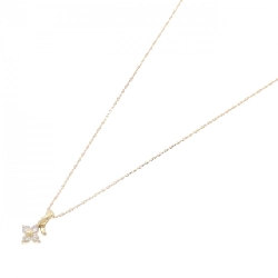 K18YG Hoa Nhẫn Kim Cương Dây Chuyền 0.11CT - Hàng hiệu Chính hãng 863510