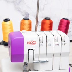 Máy vắt sổ gia đình NCC LB42C chập-nhún bèo-cuốn biên-vắt sổ-Chính hãng công ty 526052