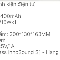 Loa Bluetooth Wireless InnoSound S1 746066