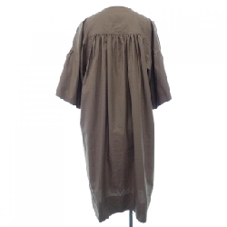 Đầm ngắn Bohemian HERMES bằng vải gạc 5E0570DB 647821