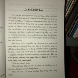 Tiêu chí đánh giá và phương thức thực hiện-Xây dựng tổ chức cơ sở Đảng trong sạch… 719647