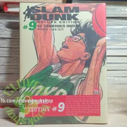 50K/tập - Truyện Tranh Slam Dunk Tập 9 (1 Bìa Áo) + clearfile