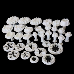 Bộ 33 dụng cụ tạo hình Fondant, Cutter, Cookie hoa lá – Mã số 1031 336037