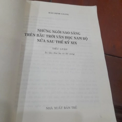 NHỮNG NGÔI SAO SÁNG trên bầu trời Văn học Nam Bộ nửa sau thế kỷ XIX 497999